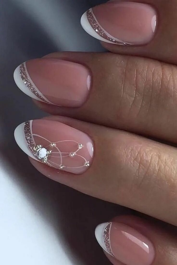 Красивый маникюр френч изысканный Nails Charms 3D Style Custom Wearable Nail Art Personalized - Etsy Fancy nails d