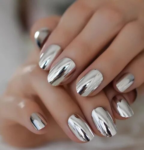 Красивый маникюр френч втирка Отзывы на nails Накладные ногти с лаком/ Наращивание и моделирование от покупате