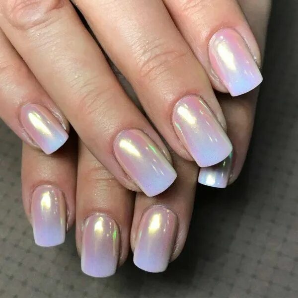 Красивый маникюр френч втирка Pin by Valentina V&A on Maniküre & Pediküre! ❤ Pink chrome nails, Chrome nails, 