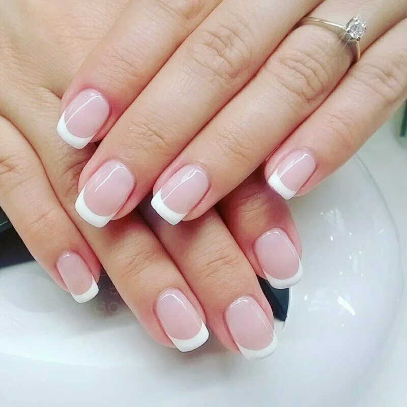 Красивый маникюр гель френч Panorama: Glamour, beauty salon, Krasnodar, Rossiyskaya Street, 267/6А - Yandex 