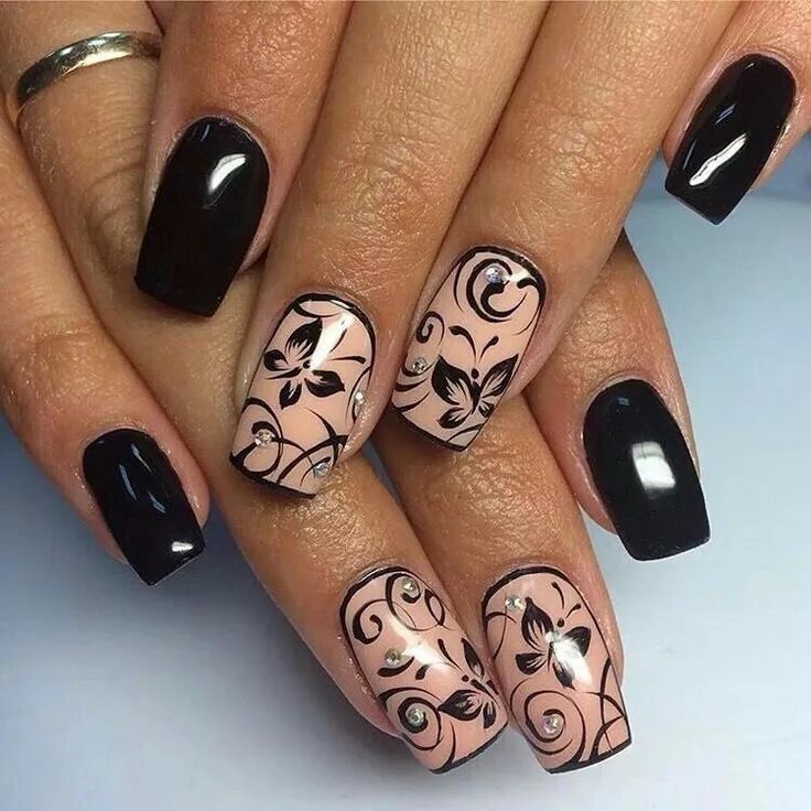 Красивый маникюр гель рисунок Pin on Дизайн Nail art designs, Nail manicure, Butterfly nail art