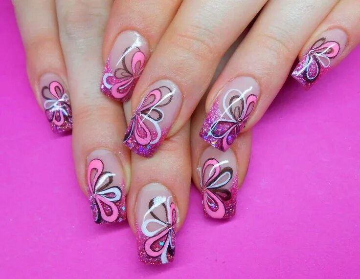Красивый маникюр гель рисунок Pin von Алиса Селезнева auf маникюр Designer nägel, Schöne nägel, Nageldesign