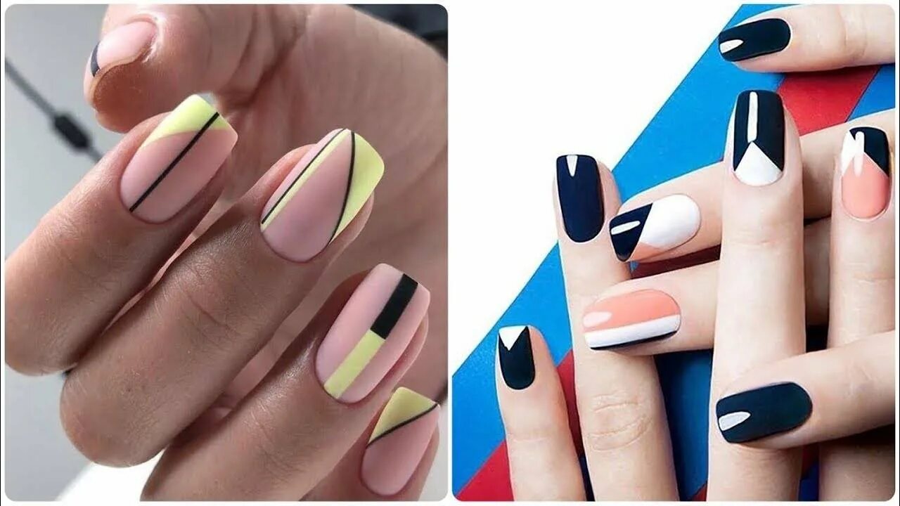 Красивый маникюр геометрия Дизайн ногтей ФОТО красивого маникюра #shorts #nails #nailart #маникюр #идеимани