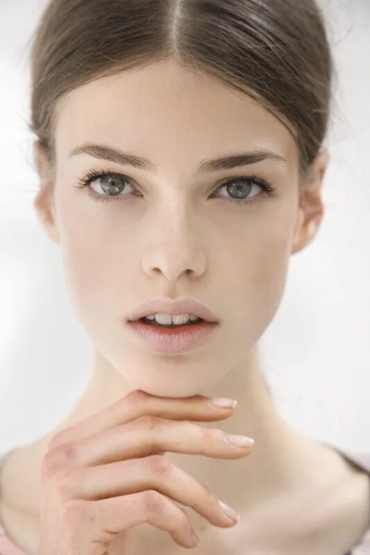 Красивый натуральный макияж Julia Saner Nude makeup, White eyeliner, Gorgeous makeup