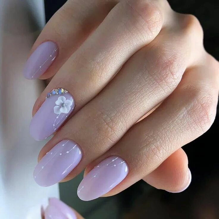 Красивый нежный маникюр фото Manicure with modeling Nail colors, Nails, Long gel nails