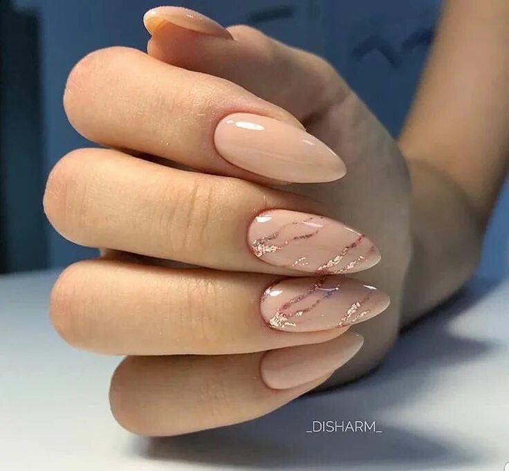 Красивый нюдовый маникюр с дизайном Pin on Nails Pretty nails, Stylish nails, Nails