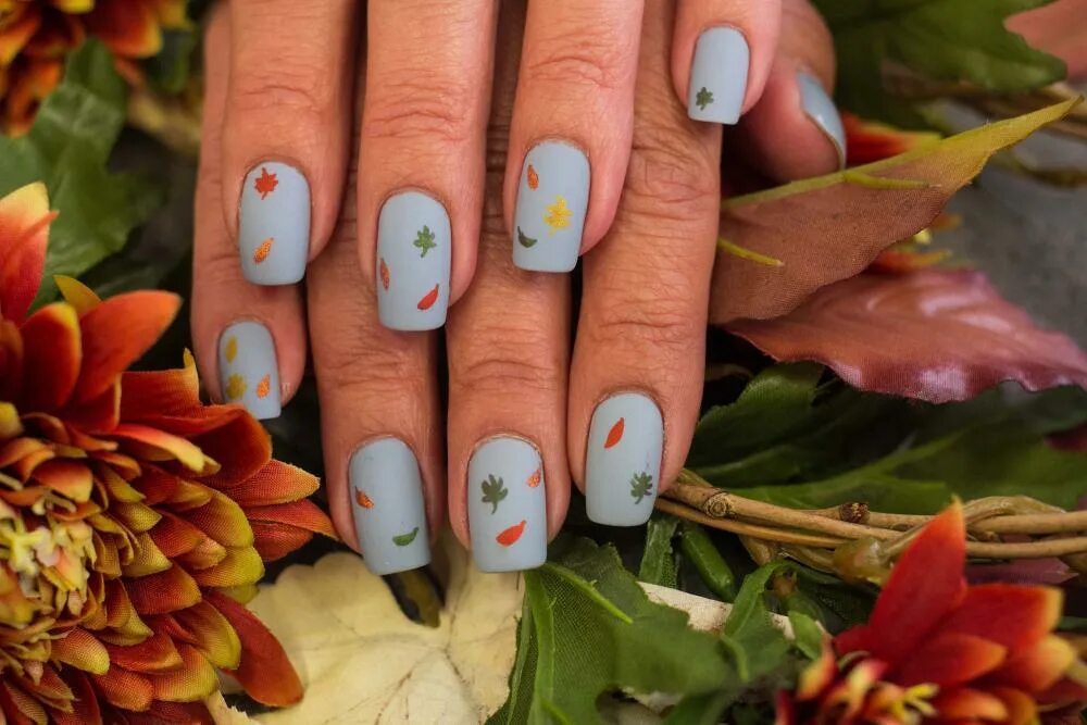 Красивый осенний маникюр на осень 50 Thanksgiving Nail Ideas: Autumn Nail Designs You'll Want