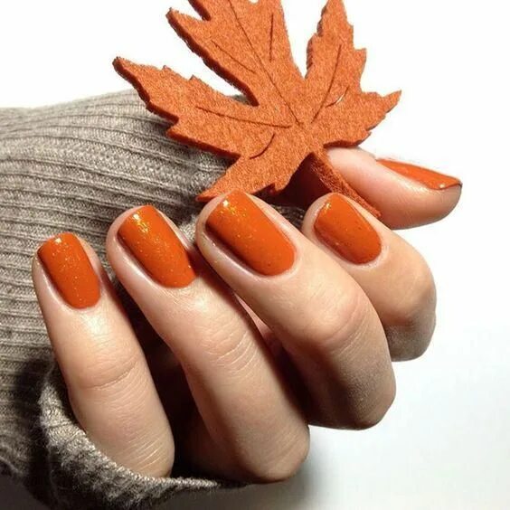 Красивый осенний однотонный маникюр фото 55+ Trendy Manicure Ideas In Fall Nail Colors Nail colors, Fall nail colors, Pum