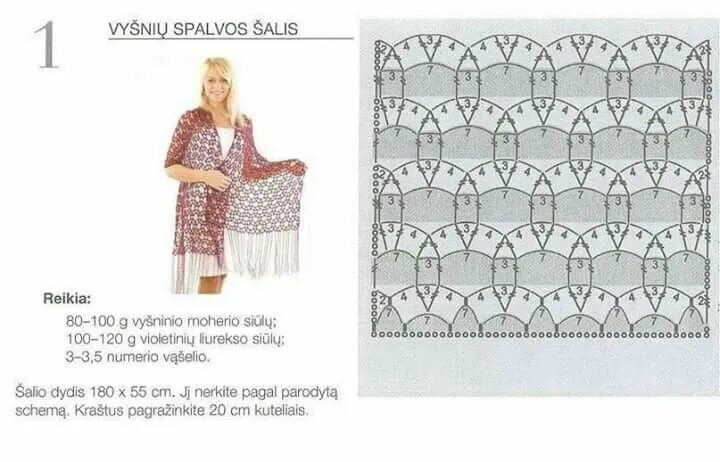 Красивый палантин крючком схема Пин от пользователя monica padilla на доске TODO EN CROCHET Связанные крючком уз