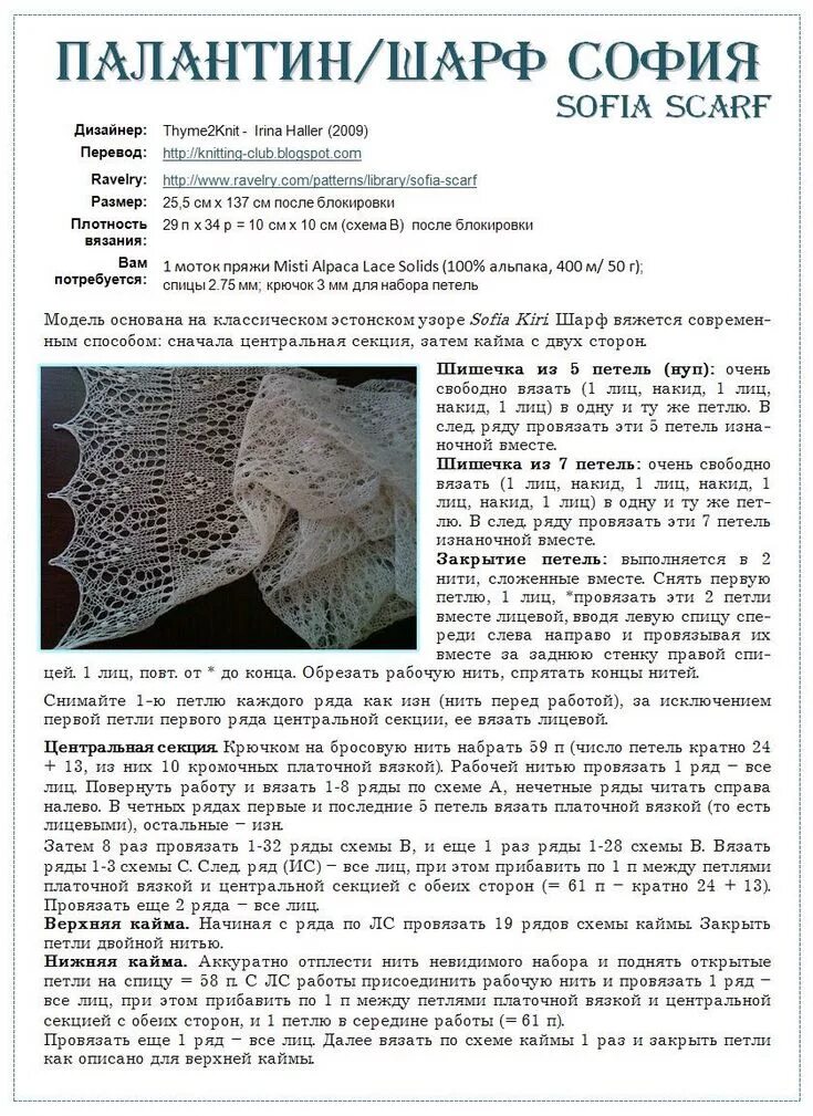 Красивый палантин спицами схема и описание ажурные палантины спицами со схемами и описанием из тонкой пряжи: 10 тыс изображ