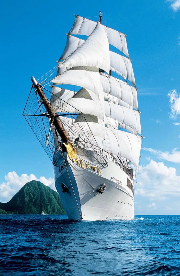Красивый парусник в море фото Condé Nast Traveler Sailing, Sailing yacht, Sailing ships