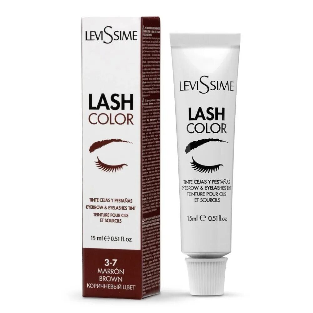 Краска для ресниц фото Краска для бровей и ресниц LeviSsime Lash Color / LeviSsime купить в Москве и СП