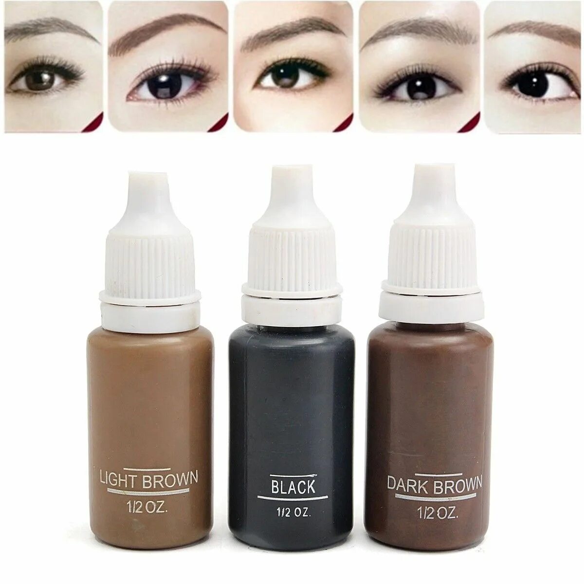 Краска для татуажа бровей Whole lot Tattoo Ink 3 Different Colors For Permanent Makeup Tattooing Eyebrow E