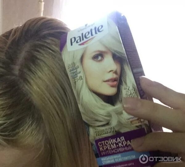 Краска для волос 10 фото отзывы Отзыв о Стойкая крем-краска для волос Palette А10 Жемчужный блондин Дёшево серди