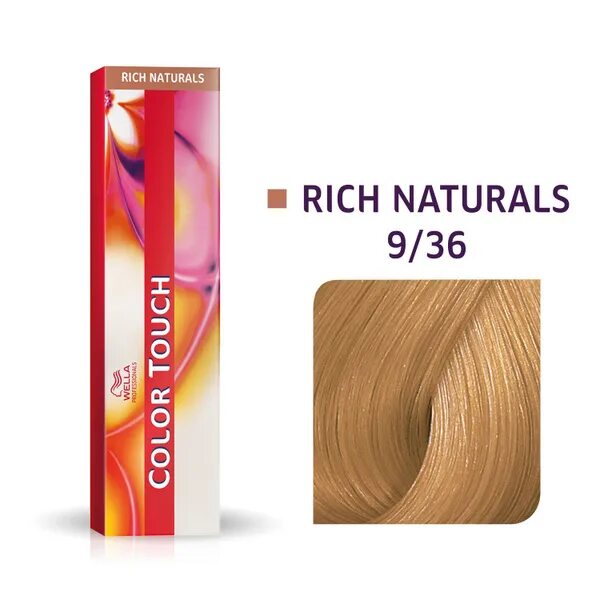 Краска для волос 9 отзывы фото Оттеночная краска для волос Wella Professionals Color Touch 9/36 розовое золото 
