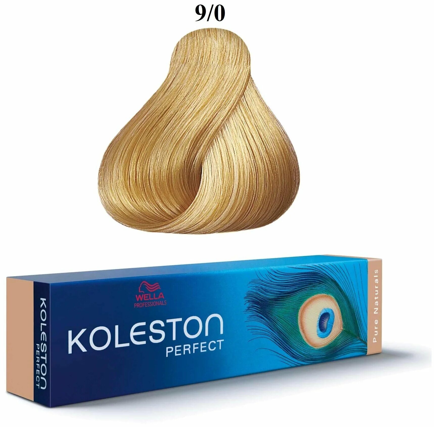Краска для волос 9.3 фото Wella Professionals Koleston Perfect Pure Naturals Краска для волос, 5/43 красно
