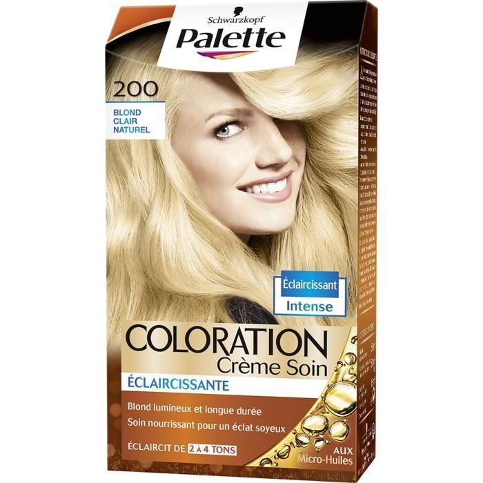 Краска для волос блонд фото отзывы SCHWARZKOPF Coloration Permanente Palette - Blond clair naturel 200 Coloration p