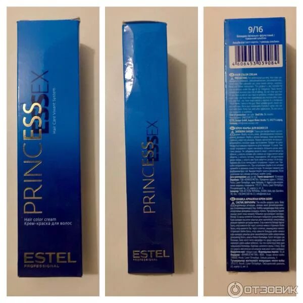 Краска для волос эстель фото упаковки Отзыв о Краска для волос Estel ESSEX Princess Не изменяю ей уже очень долго!