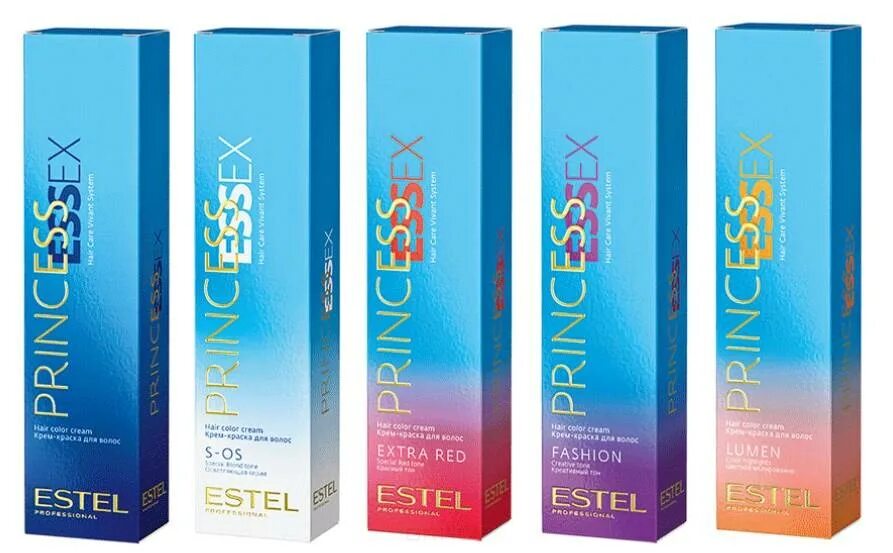 Краска для волос эстель фото упаковки Estel, Краска для волос Princess Essex Color Cream, 60 мл (135 оттенков), 8/00 С