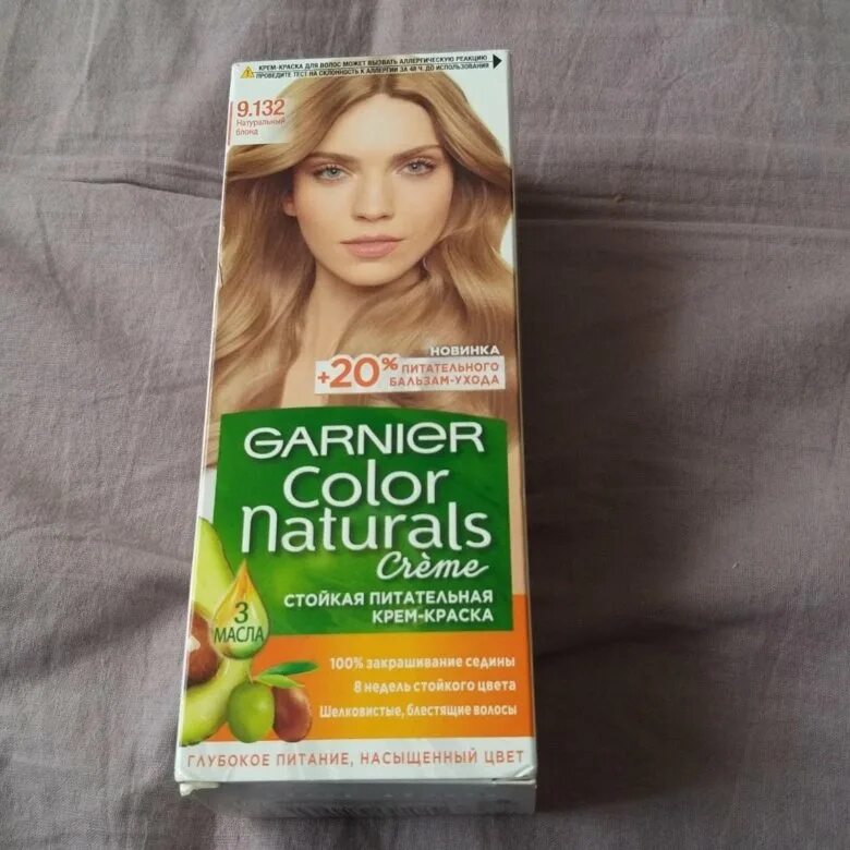 Краска для волос гарньер 9.132 фото Краска для волос Garnier color naturals 9.132 - купить в Москве, цена 100 руб., 