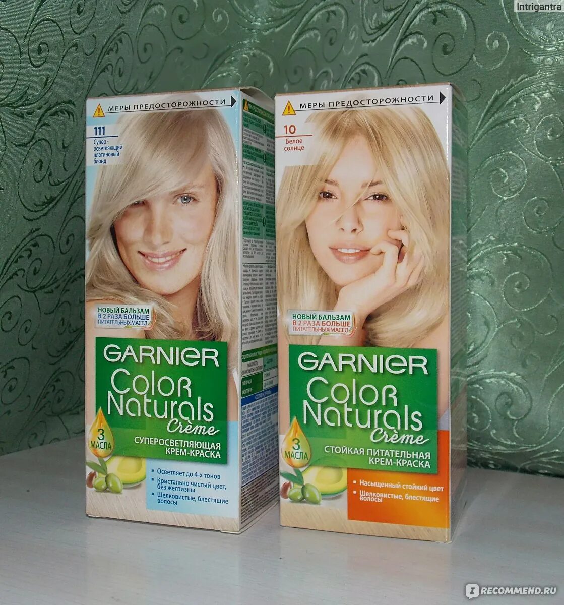 Краска для волос гарньер 9.132 фото Краска для волос Garnier Color naturals creme - "№ 9.132 Естественный блонд, гов
