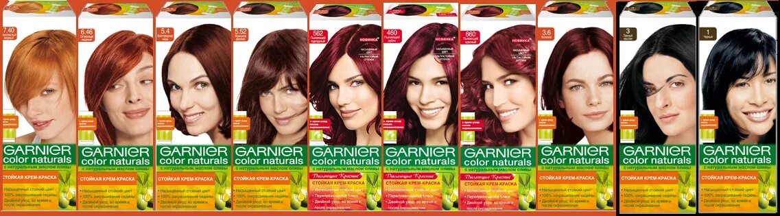 Краска для волос гарньер палитра цветов фото Гарнье краска для волос - Garnier Color Naturals - палитра цветов