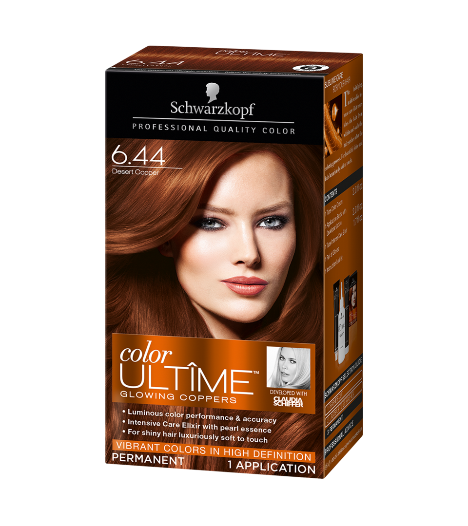 Краска цвет корица фото 6.44 Dessert Copper Schwarzkopf color, Hair color cream, Schwarzkopf color ultim