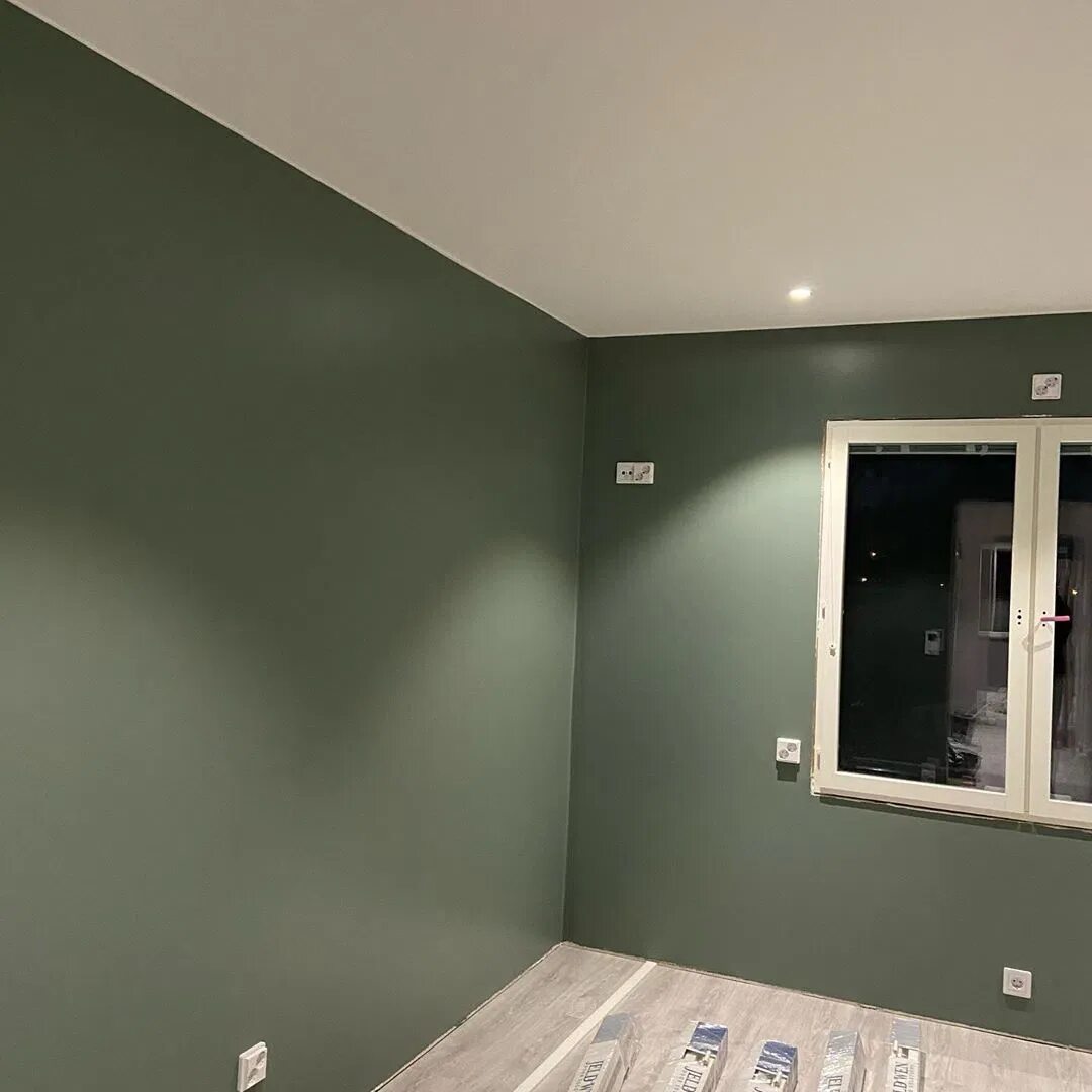 Краска тиккурила фото стен Tikkurila N494 Nefriitti (Нефрит) с примерами фото - Просто Ремонт