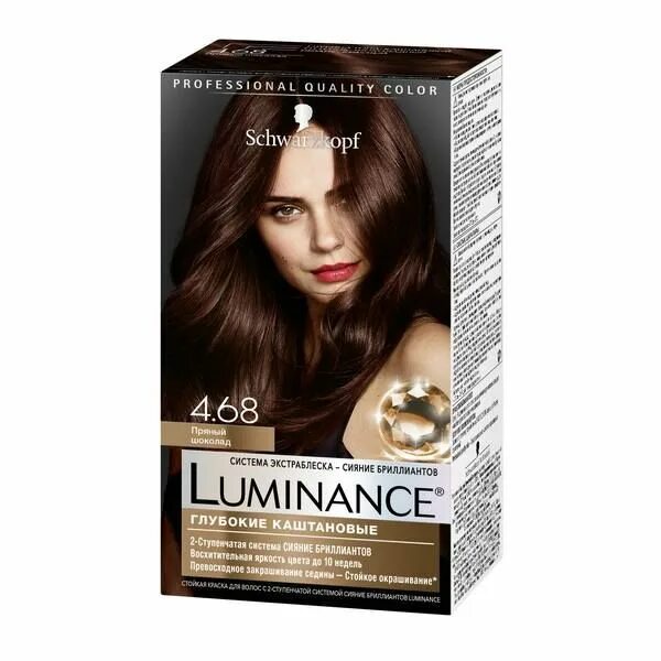 Краска волос шоколад фото отзывы Краска для волос 4.68 пряный шоколад Luminance/Люминенс 165мл купить в Москве, ч