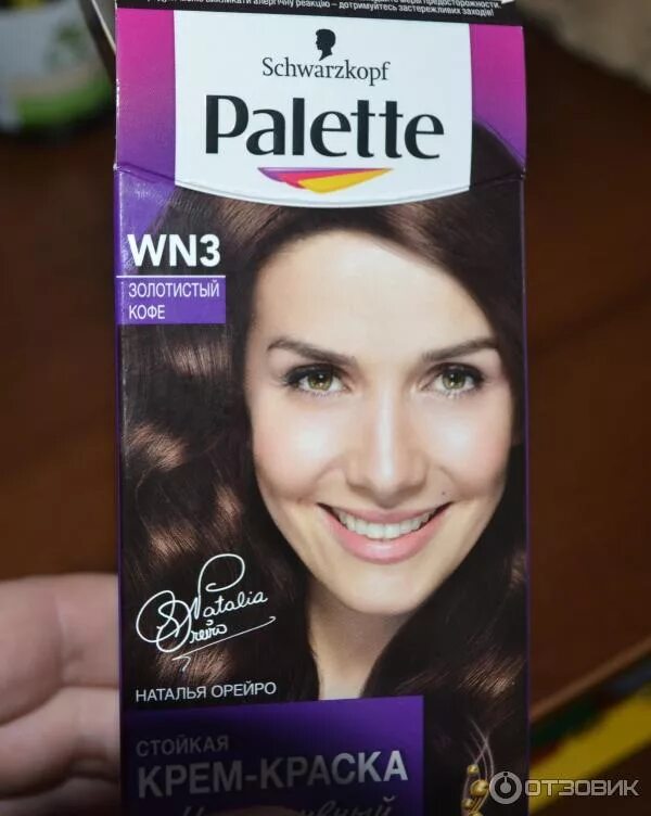Краска золотистый кофе фото Отзыв о Стойкая крем-краска Palette "Цвет+питание" И чем я не Наташа?