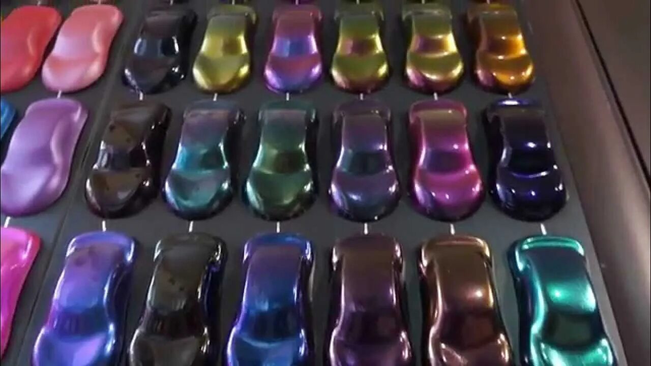 Краски для автомобилей фото Образцы красок для авто и мото от FXColor - YouTube