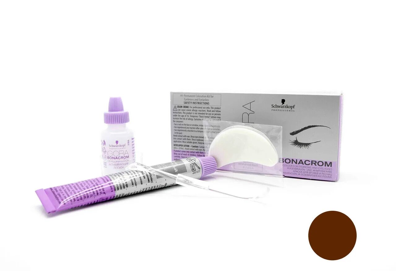 Краски для бровей и ресниц фото Schwarzkopf Professional Игора Бонахром Коричневая/ Igora Bonacrom Краска для бр