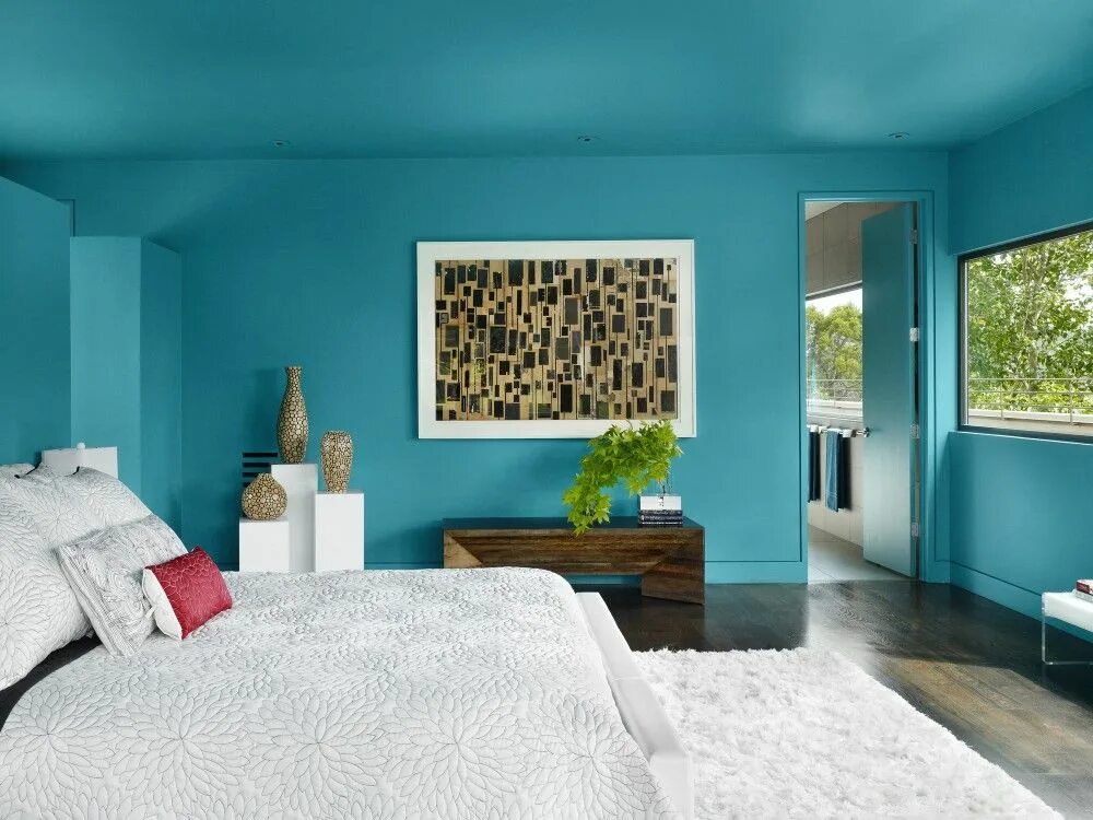 Краски для стен и потолка интерьер West Lake Hills Residence / Specht Harpman Colores para dormitorio, Decoración d