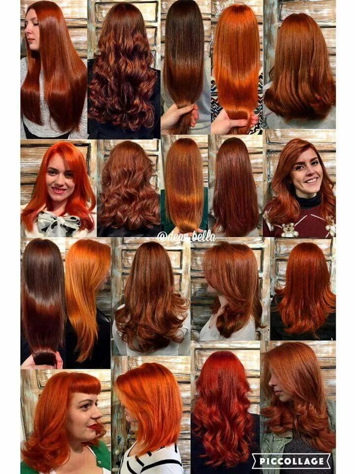 Краски для волос медные оттенки фото Pin by Sthefany Fona on Ruivo Tintas e Hidratação Hair color auburn, Ginger hair
