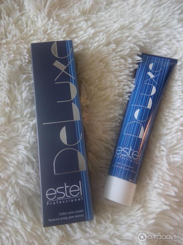 Краски эстель фото упаковок Отзыв о Краска для волос Estel Deluxe Хорошая краска, но без зеркального блеска.