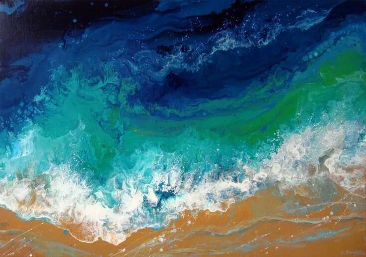 Краски моря фото Impressionist Painting: Sea