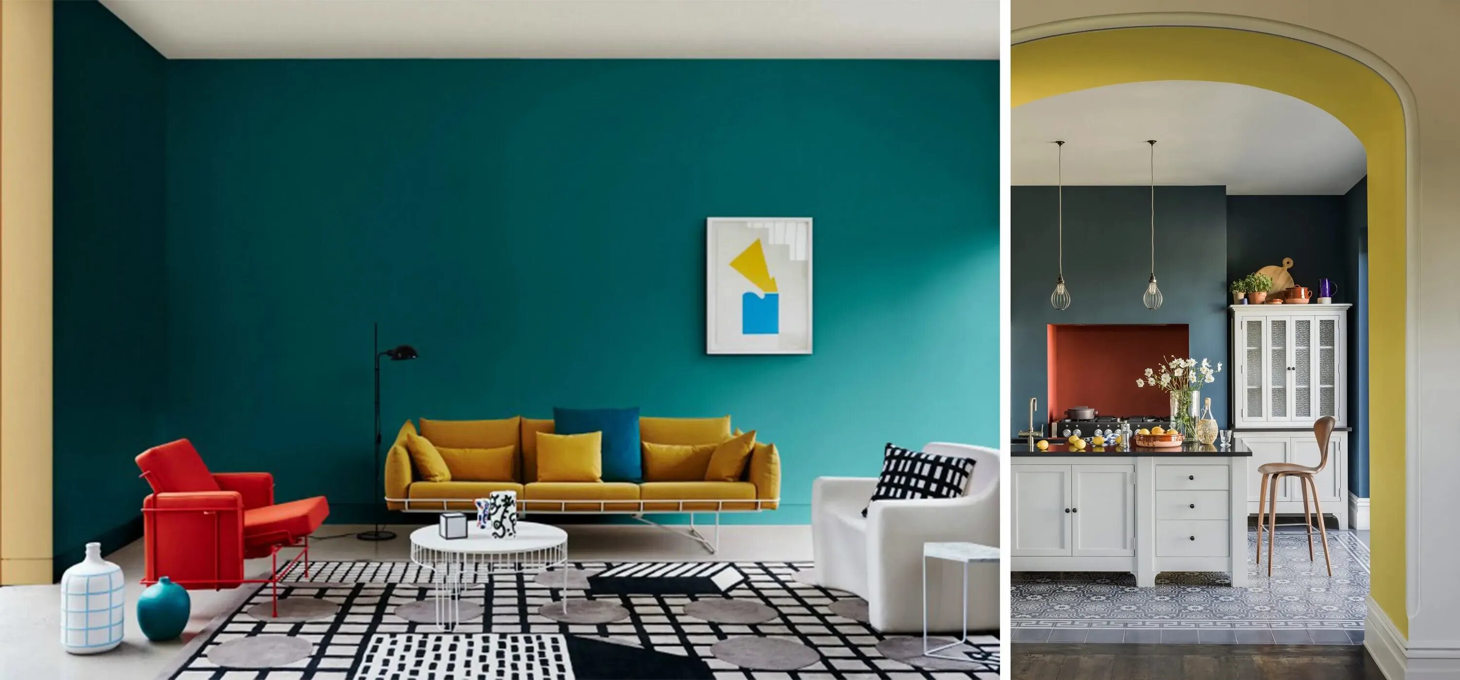 Краски в интерьере фото Американские краски ACE Paint для Вашего интерьера.