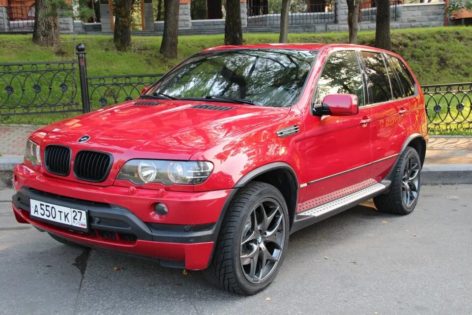 Красная 53 фото Скоро зима, а я решил поменять резину (НАКОНЕЦ) - BMW X5 (E53), 4,6 л, 2002 года