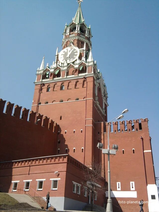 Красная башня фото Спасская башня Московский Кремль (Москва) Фотопланета