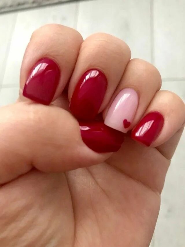 Красная база маникюр 50+ schöne Nail Art Ideen für Red Manicure - NailiDeasTrends - 50+ Beautiful Nai