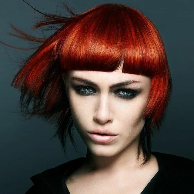 Красная челка фото Are you red-y for the #weekend? We are! And we are #firedup about this #flaming 