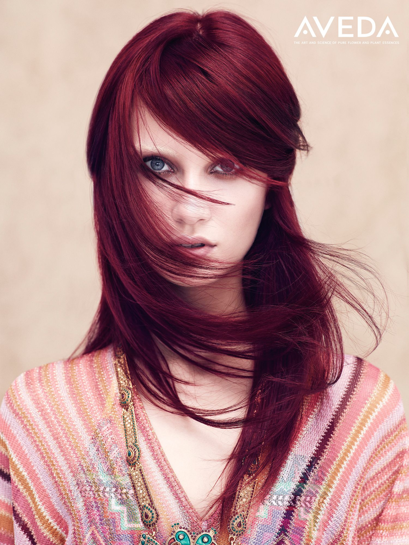 Красная челка фото Jenny Hands - Beauty & Hair Photography Spotlight Mar 2015 magazine - Production