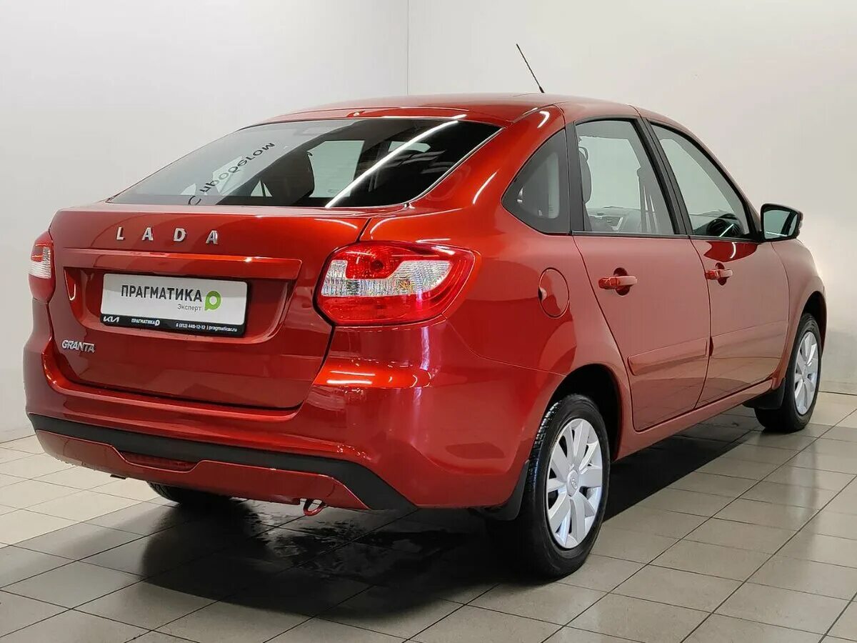 Красная гранта фото Купить б/у Lada (ВАЗ) Granta I Рестайлинг 1.6 MT (90 л.с.) бензин механика в Сан