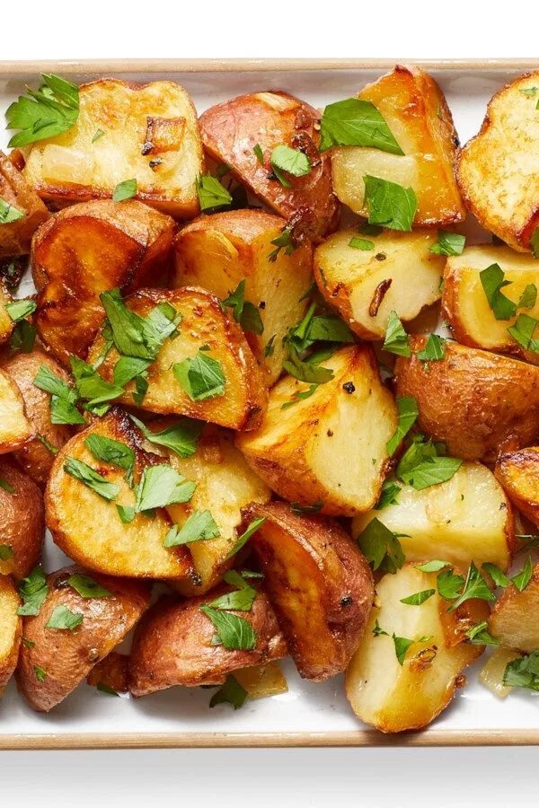 Красная картошка рецепт с фото Honey-Roasted Red Potatoes Recipe Side dishes for ham, Dinner side dishes, Side 