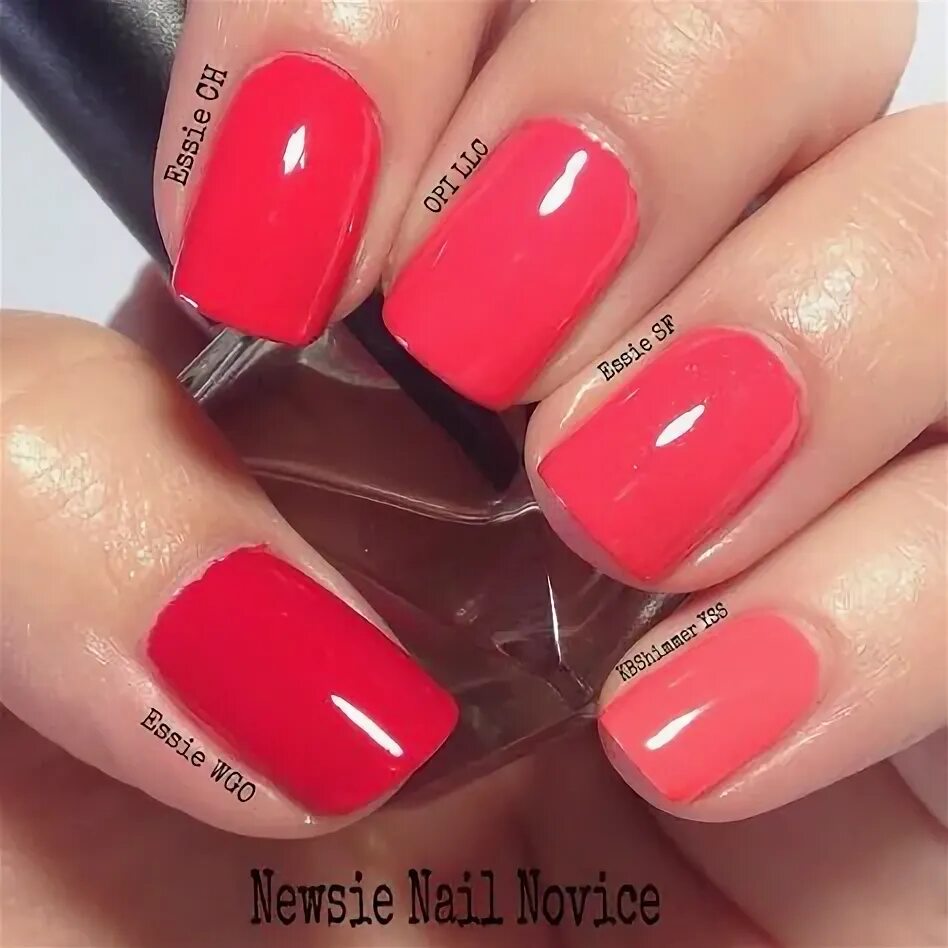 Красно коралловый маникюр 10 популярных идей на тему "deep coral nails" для вдохновения