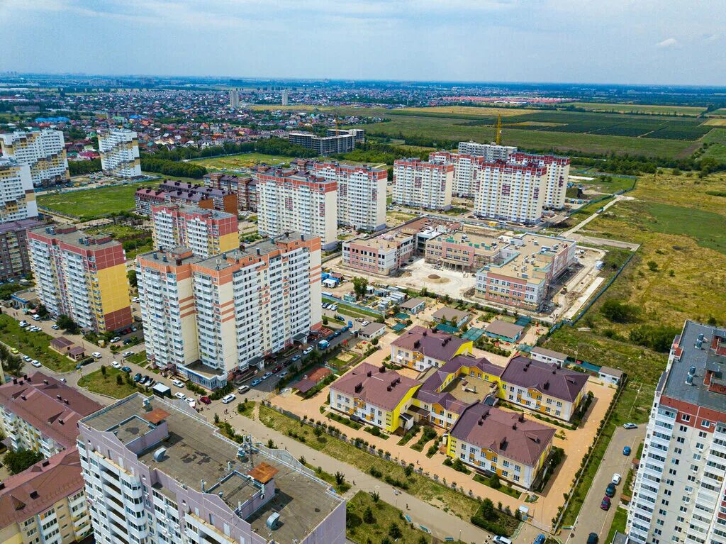 Краснодар молодежный фото Молодежный, жилой комплекс, Краснодар, мкр. Молодёжный, ул. Душистая / ул. 3-я Ц
