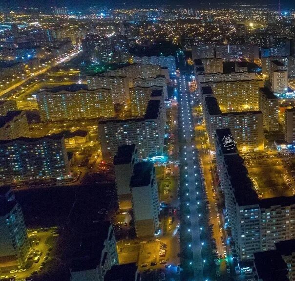 Краснодар ночью фото Lights of the Night City КРАСНОДАР ВКонтакте
