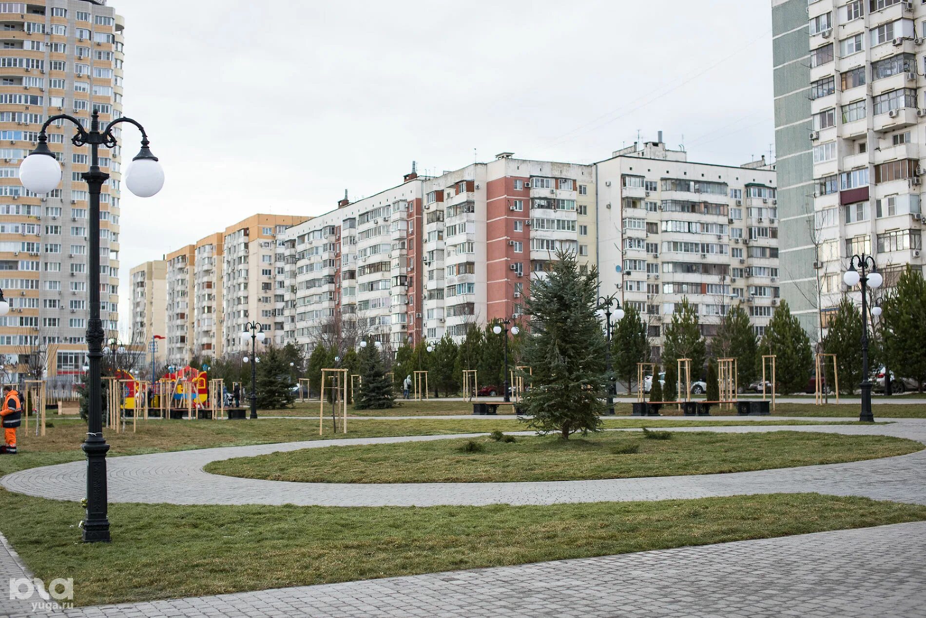 Краснодар юбилейном фото Что не так с новой аллеей в Юбилейном? Юга.ру