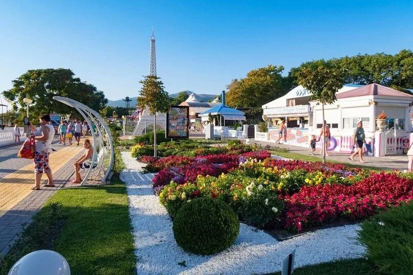 Краснодарский край фото пляжей и набережной Russia, Krasnodar Territory, Kabardinka 2023 ФотоПутешествия Архитектура Музеи П