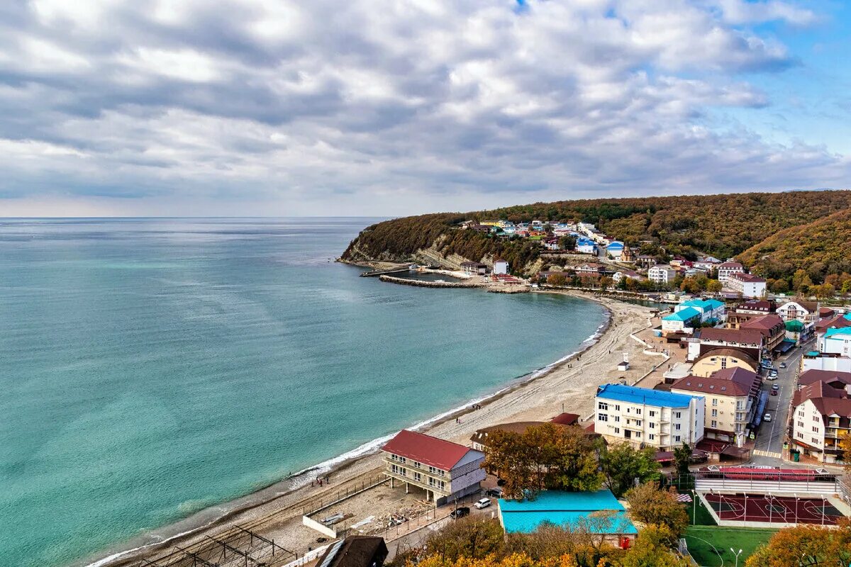 Краснодарский край туапсинский район поселок новомихайловский фото Туапсинский район.Новомихайловский. Особенности отдыха в небольшом курортном пос